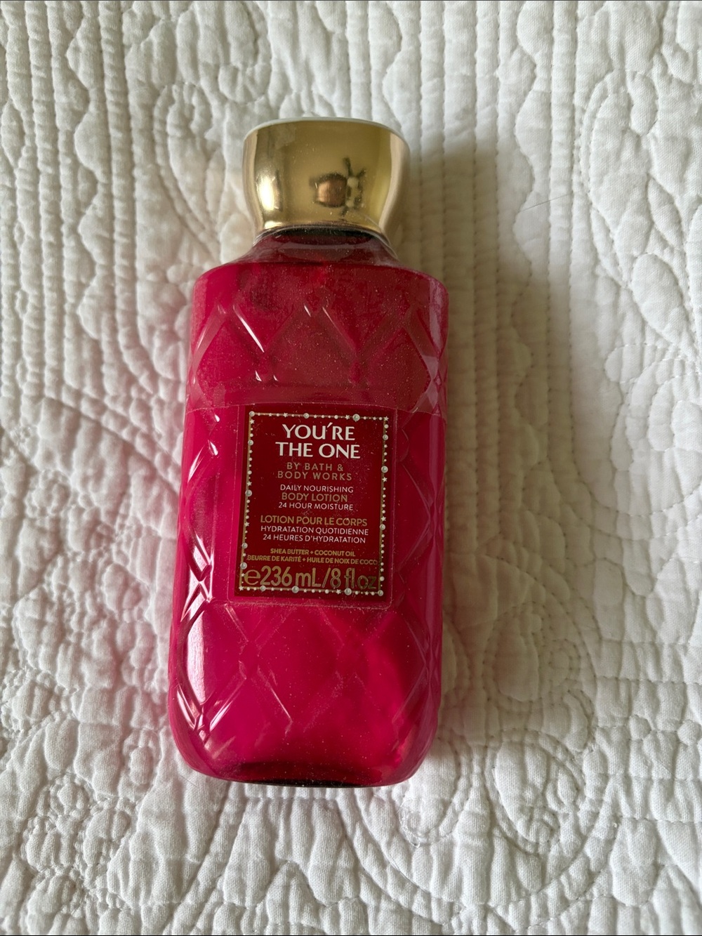 Bath & Body Works You’re The One Daily Nourishing Body Lotion - Hot Pink & Gold